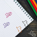 60Pcs Paper Clips Funny Paperclips Desk Accessories for Women Office Cute O B6U6