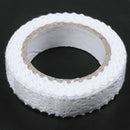 Ribbon Lace Wedding Christmas Border Gift approx 18mm x 1.7m White