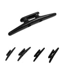 Boat Marine or Dock Cleats Heavy Duty Black Nylon 8 inch Open Base Cleat
