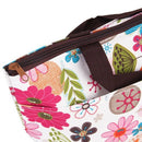 Lunch Box Bag Tote Insulated Cooler Carry Bag for Travel Picnic - Floral Pa