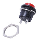 5 x Momentary SPST NO Red Round Cap Push Button Switch AC 6A/125V 3A/250V