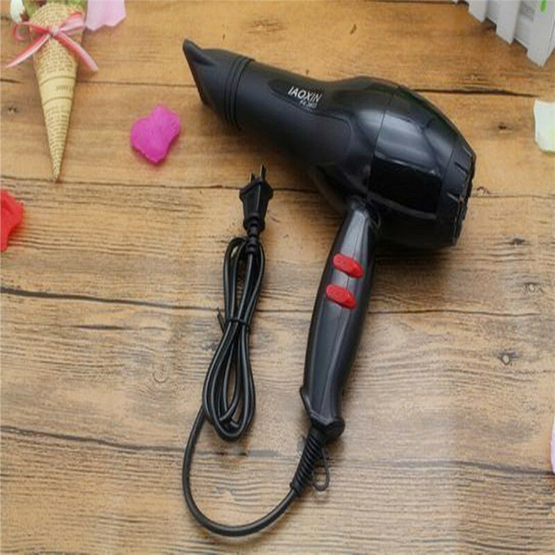 Pro Hair Dryer 1600W All Type Hair Blow Dryer Blower Salon Black Hot & Cold Wind