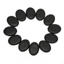 12x 3*4cm Massage Stones Massage lava Natural Energy Massage Set Hot Spa Rock 3C