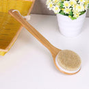 Exfoliating Oval Bristle Bath Brushes Long Handle Body Shower Massage Brush