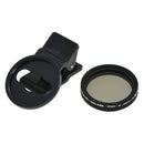 2in1 37mm Clip-on ND 2-400 Phone Camera Lens Filter Adjustable + Clip Kit