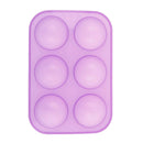 Silicone Soap Chocolate Molds Cake Baking Tool  Pastry Mould round shape 6ho Gw