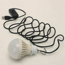 USB 5W 10 LED Energy Saving Bulb Light Camping Home Night Lamp Hook Switc ZUM