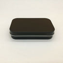 95x60x21mm Black Tin Box Black Metal Box With Matte Candy Box Small Box R9K2