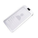 SilverAluminum Alloy Business Work Card ID Badge Adjustable Lanyard Holder N BX