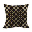 Pack of 4 Decorative Cushion Throw Pillow Covers Linen ,Modern Geometric Wa