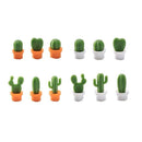 12 Pcs Cute Cactus Refrigerator Magnets,Decorative Fridge Magnet Locker MagnO1G8