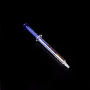 1mL Blue Glass Syringes Sampler Injector Lab Glassware Tool Gift SEAU