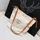 Women Casual Handbags Shoulder Bags Environment friendly Portable Letter Pa B4Y9