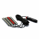 4x Ice Blue 9LED Charger Interior Light Accessories Car SUV Floor Decorative vdf
