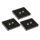 3x Professional Quick Release Plate for  FPH-52Q FPH-62Q T3 T3S Ball Head