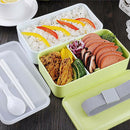 Double Layer Lunch Box Food Storage Container Microwave Oven Bento Boxes Di