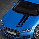 2pcs Car Hood Cover Decorative Stickers Universal Auto Styling Decals Film