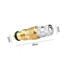 TRCH3 Tractor Air Water Tire Valve Stem Core Housing Complete Chrome Set A