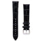 Smart Sports Bluetooth PU Leather Watch Strap for Huawei B5 18mm black