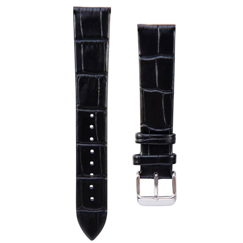Smart Sports Bluetooth PU Leather Watch Strap for Huawei B5 18mm black