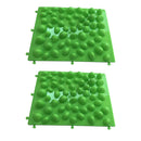 2x Imitation Pebbles Massage Mat Cobblestone Reflexology Massage Bath Room Yoga