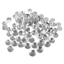 100x Mini Aluminum Tea Light Tins Empty Case Containers for Candle Making
