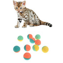 10pcs cat eva ball candy color per lot soft foam play multicolor balls for ca M&