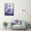 Painting By Numbers Kit DIY Canvas Oil Art Picture (Happy Butterfly Couple)