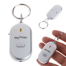 LED Key Finder Locator Find Lost Key Chain Keychain Whistle Sound Remote Control