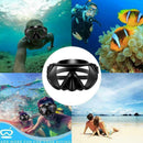 Underwater Diving Scuba Snorkel Goggles Fog Half Glasses Useful F U8C1