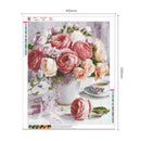5D DIY Full Drill Diamond Painting Flower Cross Stitch Embroidery Mosaic