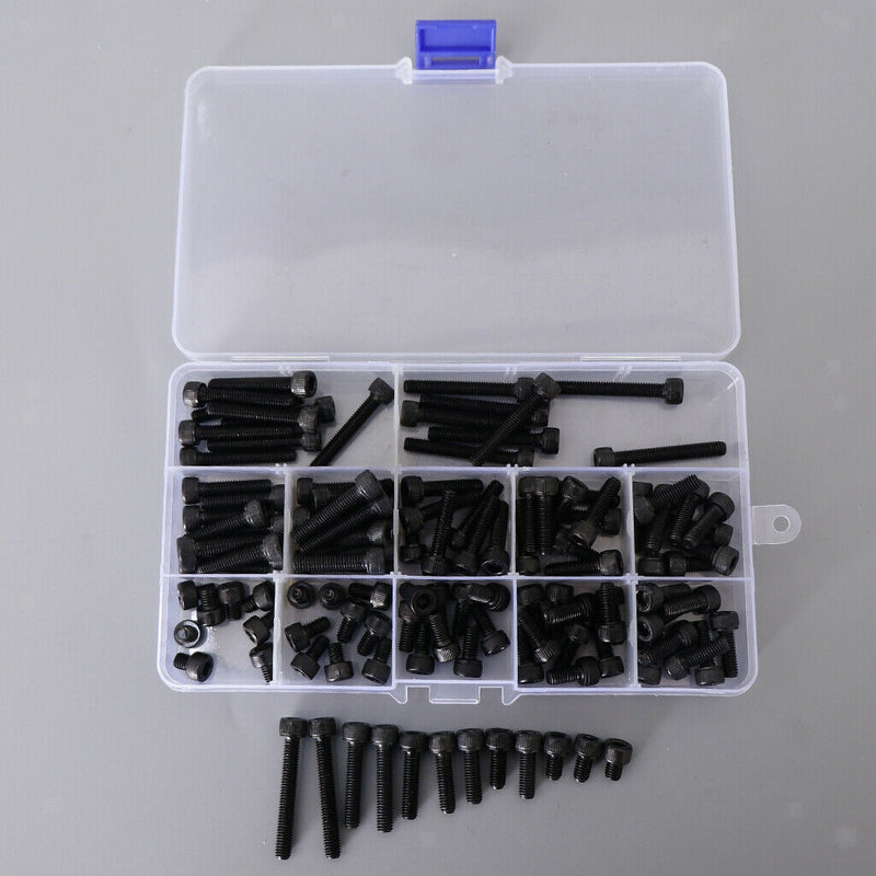 Black-force 12.9 Screw Alloy Level Hexagon Steel Plug Head Cap Screws M5 Series