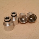 8X Aluminum Fuel Injector Adapters For Acura B16 B18 D16Z D16Y