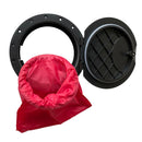 11" Hatch Cover Deck Plate Set & Red Storage Bag for Boat Kayak Canoe Dinghy