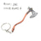 God of War 4 Leviathan Key Chain Metal Keyrings Kratos Guardian Axe Shape
