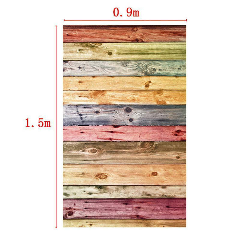 Colorful Wood Grain Photo Backgrounds Cloth Photographic Studio Backdrops