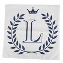 18 x 18 inch Linen Throw Pillow Case Leaf Letters Pattern Decorative Square