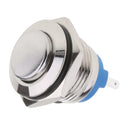 16mm 1NO High Head Metal Waterproof Momentary Push Button Switch AC 250V/3A