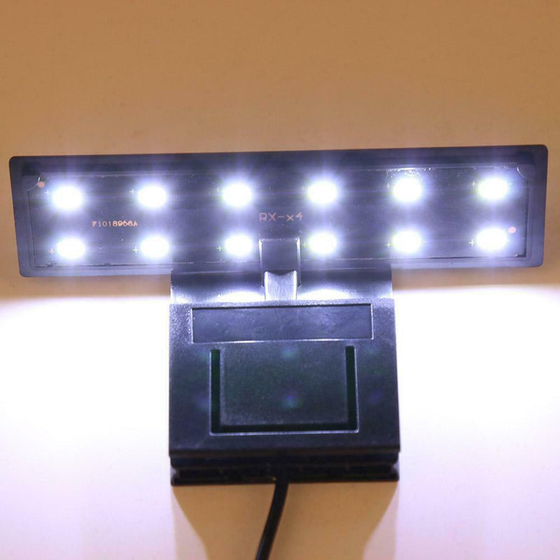 5W LED Waterproof Aquarium Lamp Fish Tank Aquatic Plants Grow Clip Light