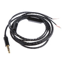 3.5mm DIY Earphone Audio Cable with Mic Headphone Repair Wire For Cell Phone