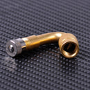 2pcs 45 Degree Tyre Tire Stem Valve Tube Extension Adaptor Motorcycle Car Truck