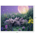 Rabbit 5D Full Drill Diamond Painting Embroidery DIY Craft Cross Stitch Kit