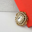 Women Crystal Diamant Flower Bouquet Button Brooch Pin Scraf Wedding Bridal