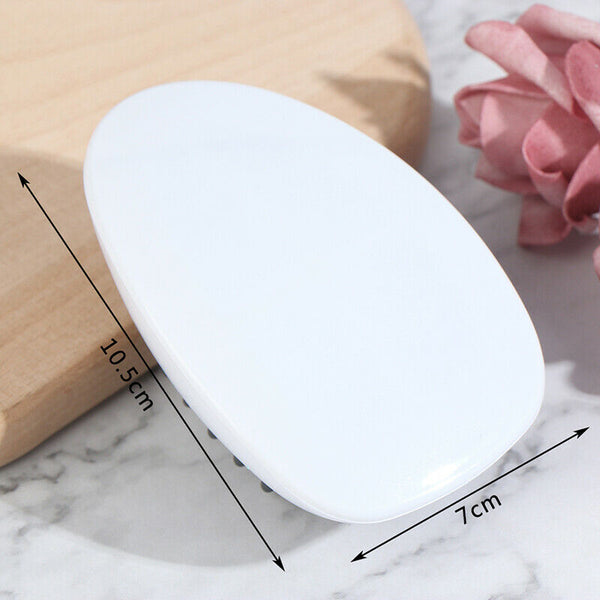 Silicone Head Hair Washing Comb Shampoo Scalp Massage Brush Shower Brush B BX