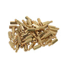 50 Pcs M3 Male x M3 Female 11mm Length Brass Screw Thread PCB Stand-off Spa C7Y3