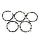 5pcs Round Carabiners Outdoor Camping Hiking Spring Buckle Ring Clip Hook