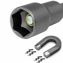 8pcs 1/4 inch Hex Magnetic Nut Driver Socket Set Metric Impact Drill Bits 6 S5Y7