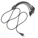 5 in 1 USB Charging Cable Gaming Accessories Fit for Nintend NEW 3DS XL NDSLite