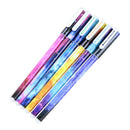 6 pcs/set Colored Gel Pen Office School Stationery supplies, Starry Pattern M6D5