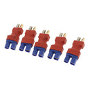 5 Pieces Male & Female EC3 to T-Plug for RC Aircraft, Trcuk, Lipo Battery